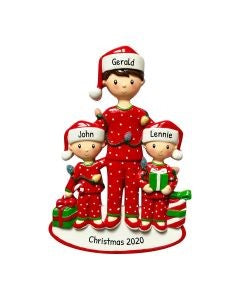 Single Dad with Children - Family of 3