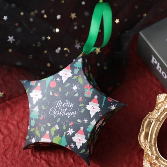 Paper Fillable Ornaments - Blue Star