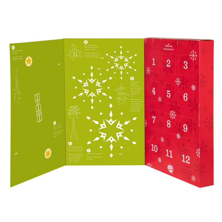 Hallmark How The Grinch Stole Christmas - Calendar with Paper Tree with 12 Ornaments