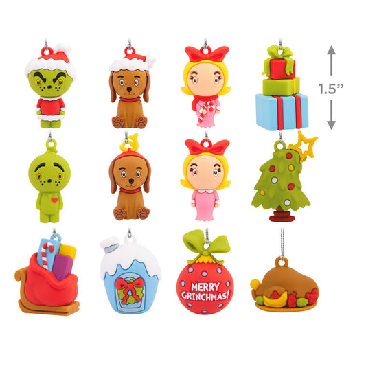 Hallmark How The Grinch Stole Christmas - Calendar with Paper Tree with 12 Ornaments