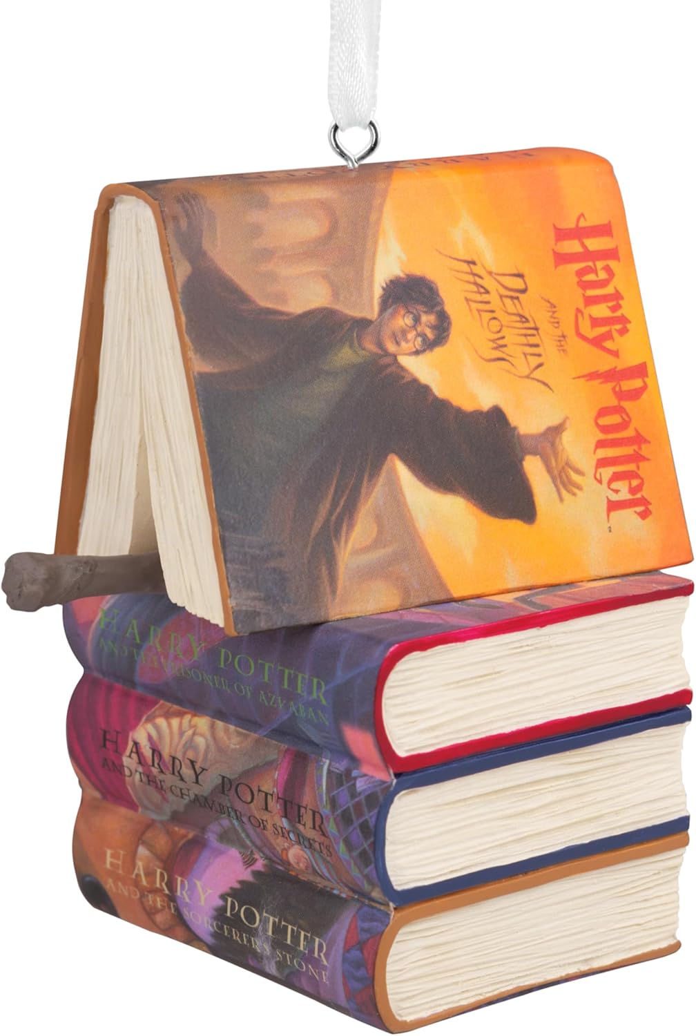 Hallmark Harry Potter - Books and Wand 1 - The Deathly Hallows