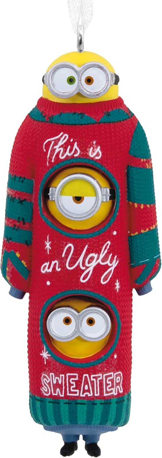 Hallmark Minions in Ugly Sweater