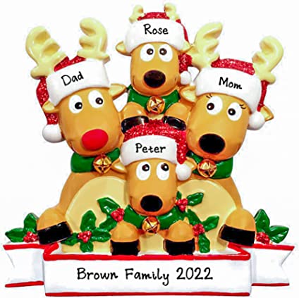 Reindeer - Family of 4