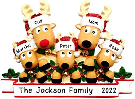 Reindeer - Family of 5