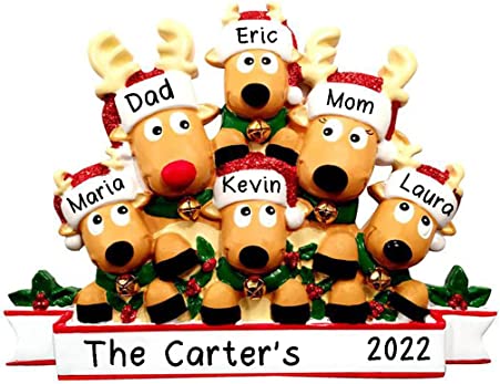 Reindeer - Family of 6