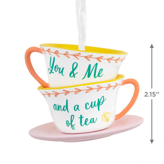 Hallmark Tree Trimmer - You & Me and a Cup of Tea