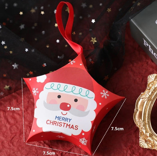 Paper Fillable Ornament - Santa Star